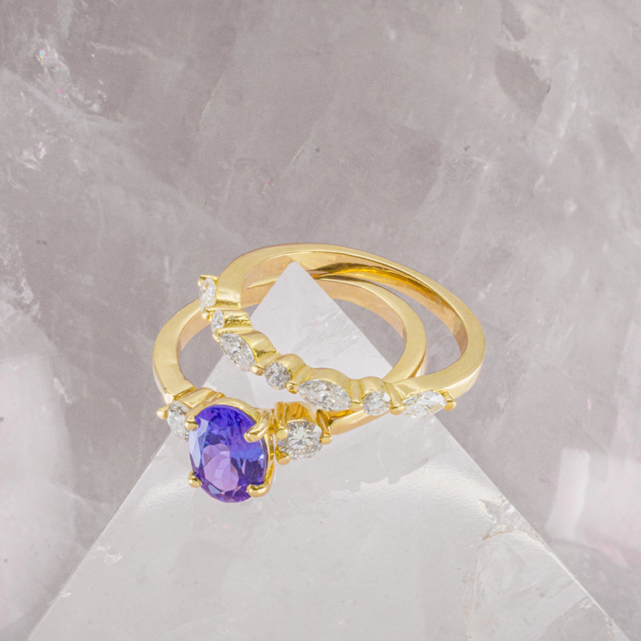 tanzanite engagement ring