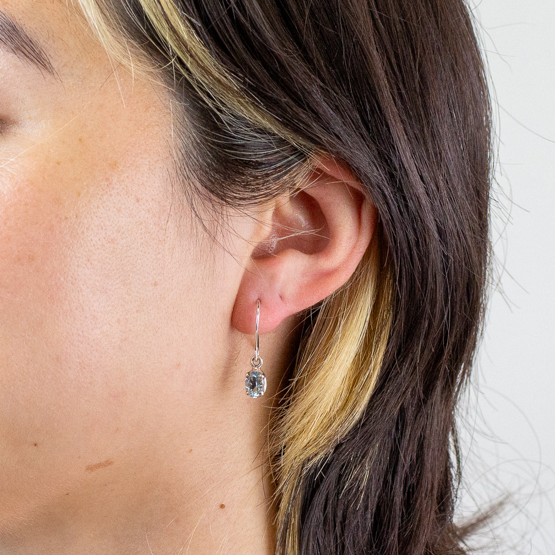 Aquamarine Drop Earrings