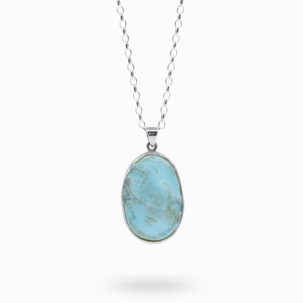 Aragonite necklace