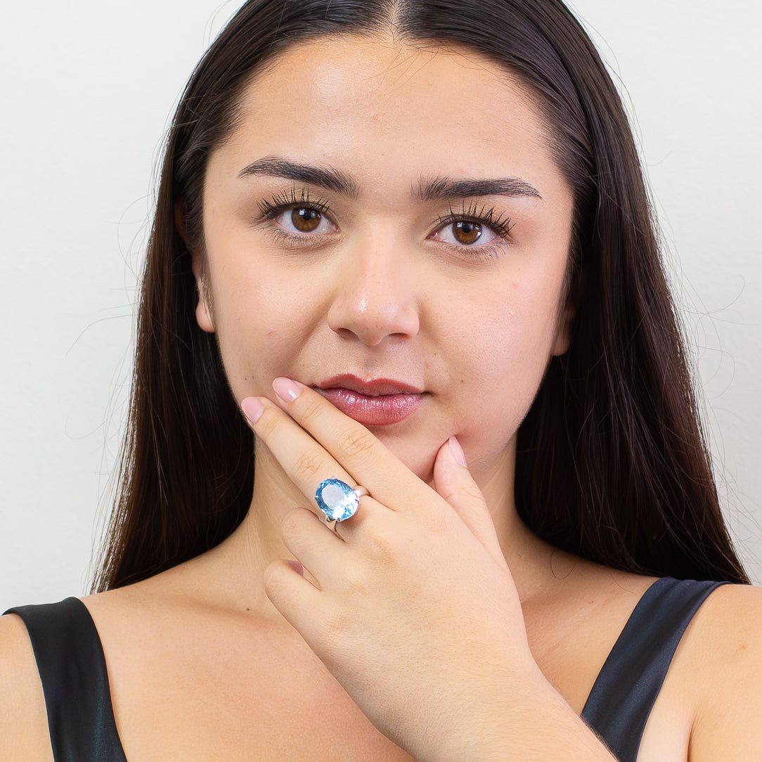 Blue Topaz Ring