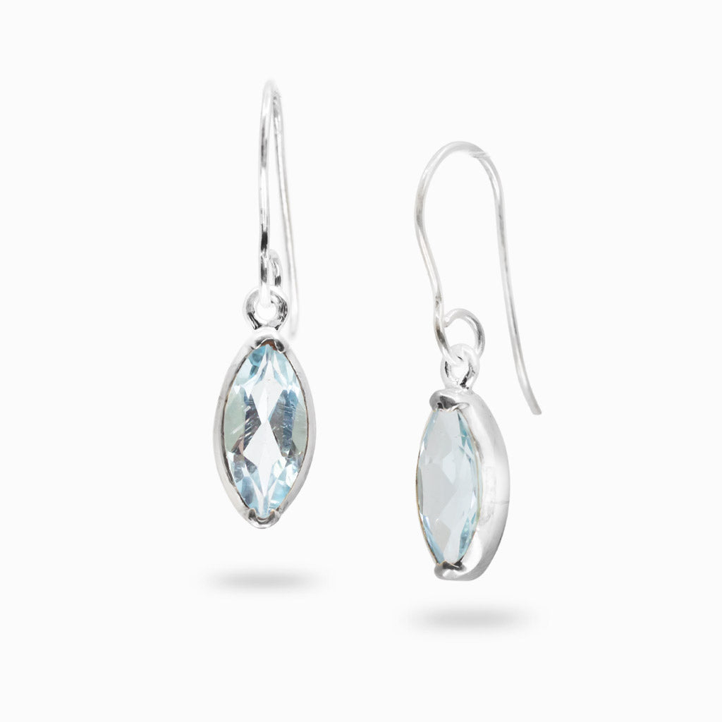 Blue Topaz Earrings
