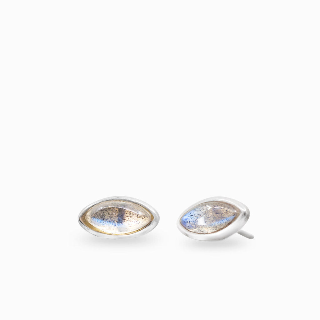 Labradorite Stud Earrings