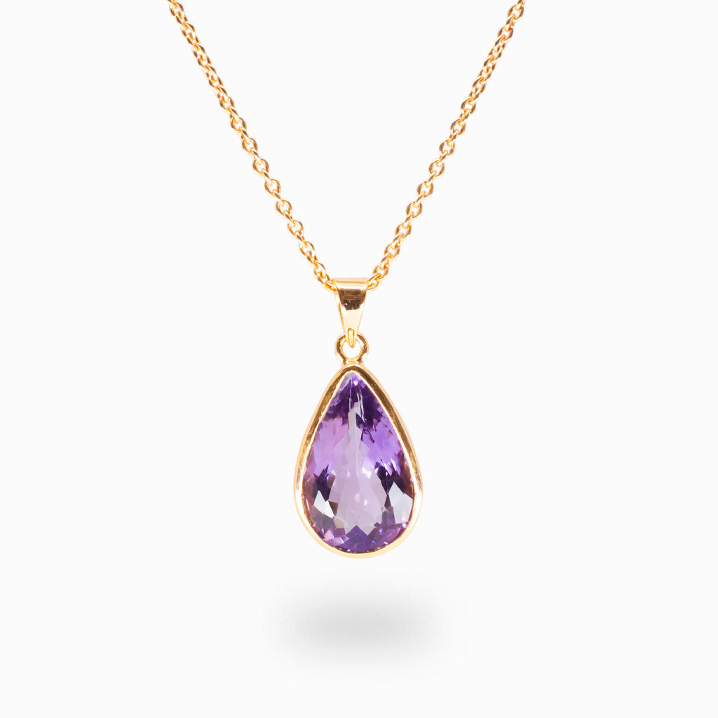 ROSE GOLD AMETHYST NECKLACE