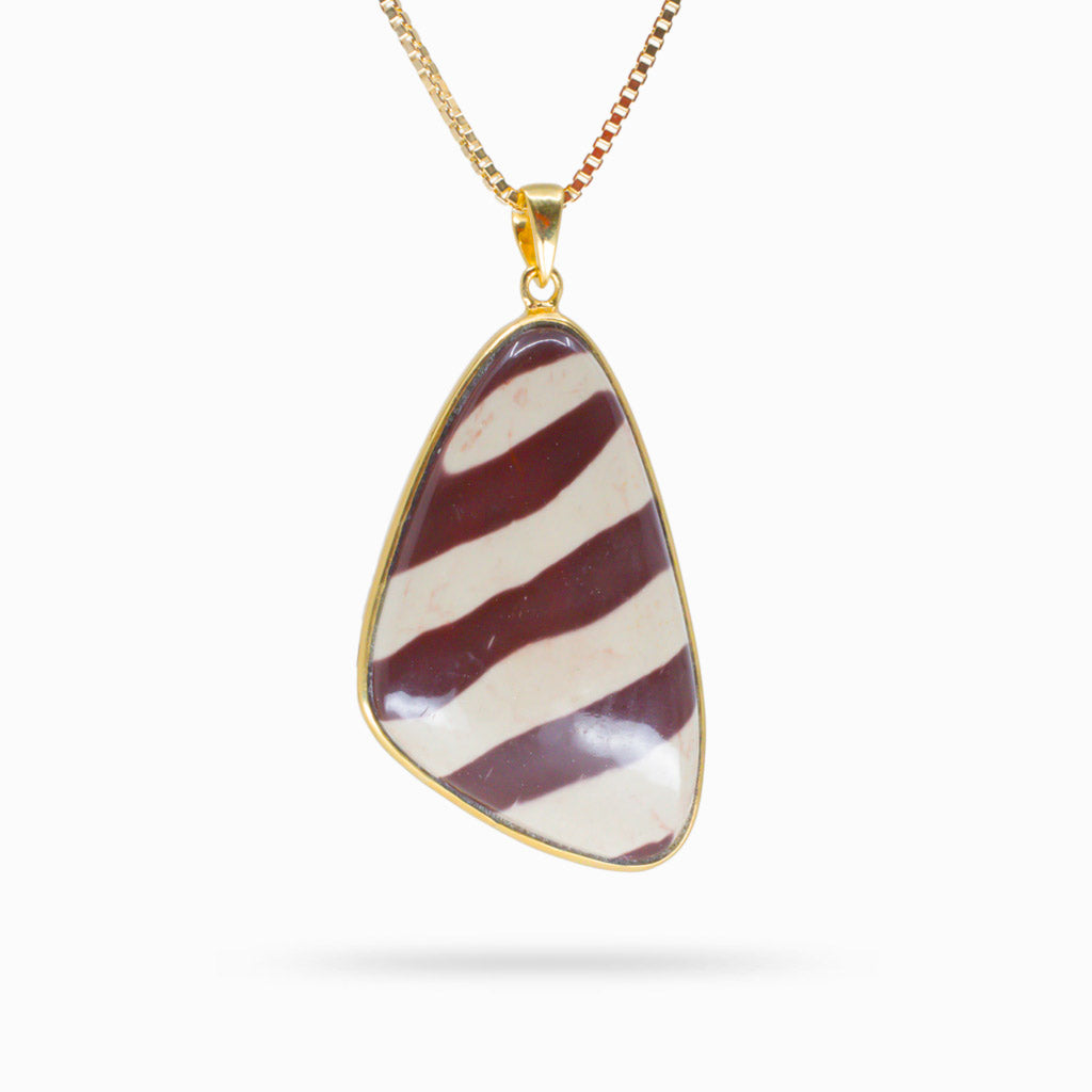 ZEBRA STONE NECKLACE