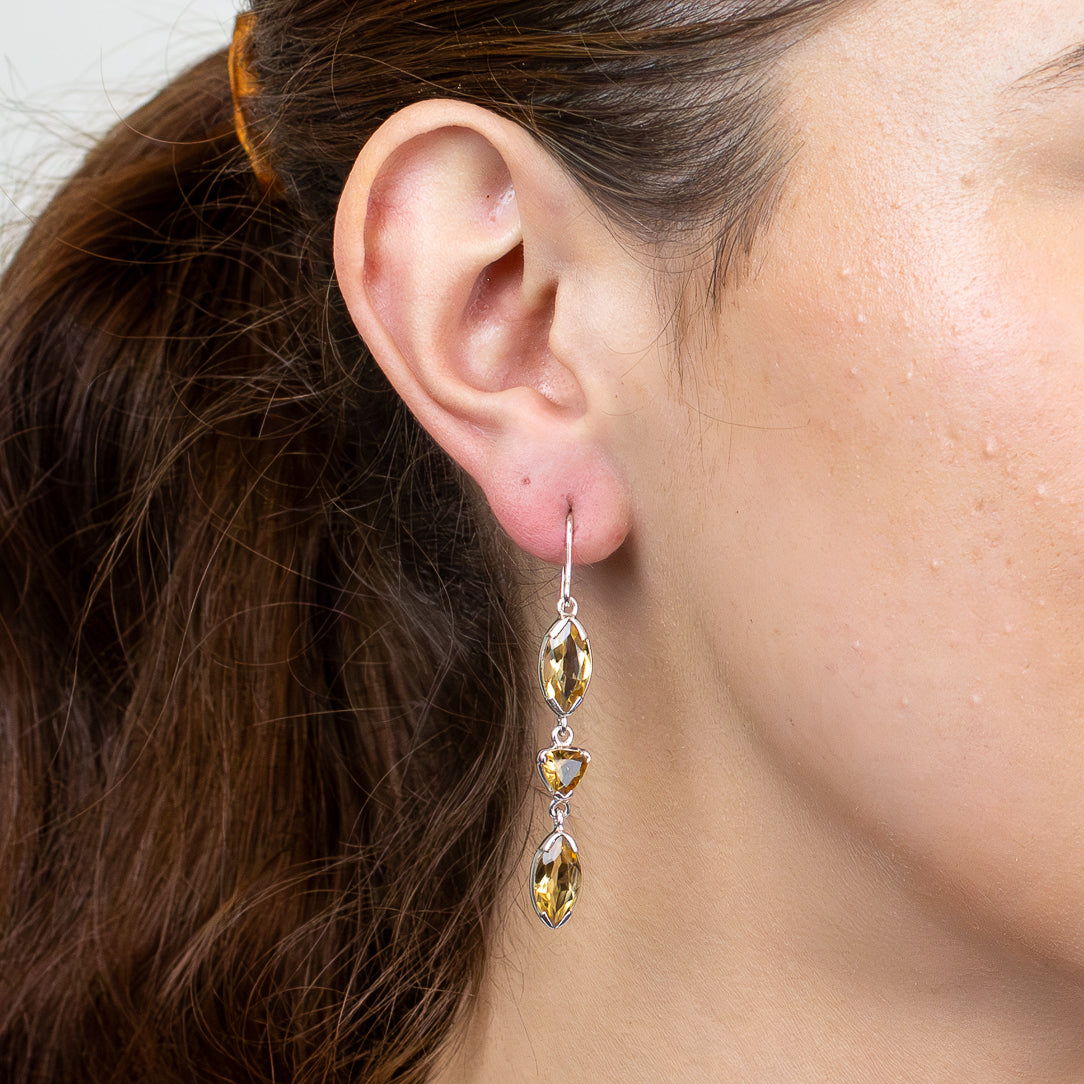 Citrine Drop Earrings