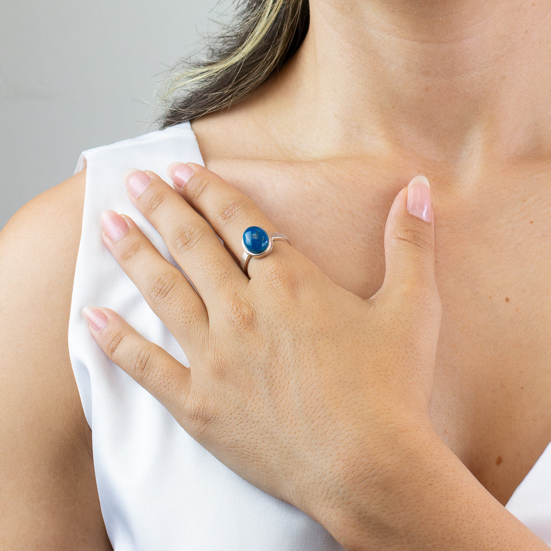 Cavansite Ring