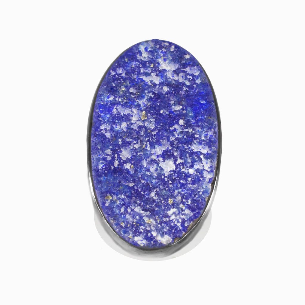 RAW LAPIS LAZULI RING STERLING SILVER | MADE IN EARTH