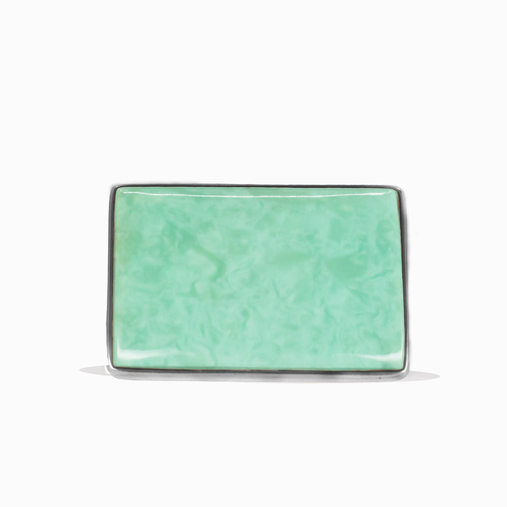 CABOCHON CAMPO FRIO TURQUOISE RING STERLING SILVER | Made in earth