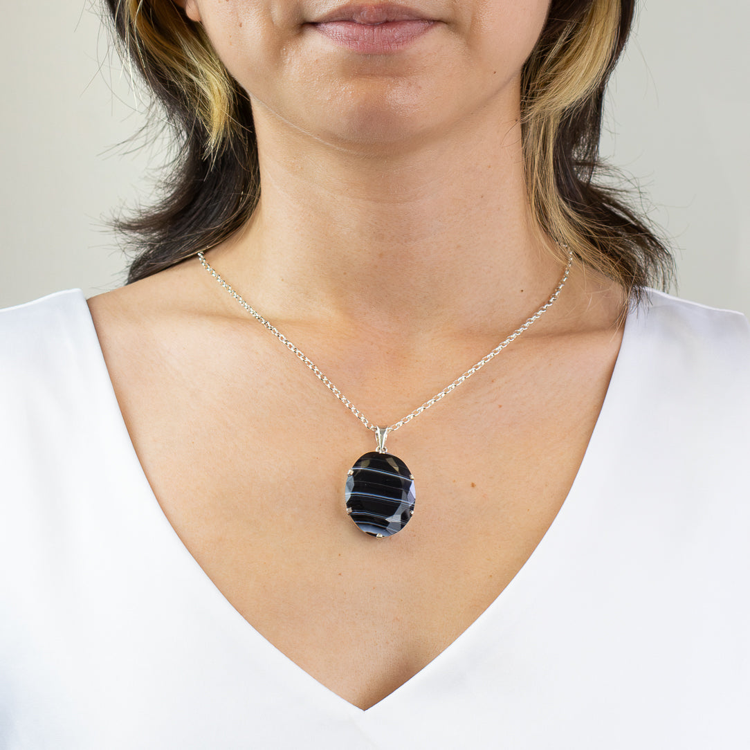 Banded Agate Necklace
