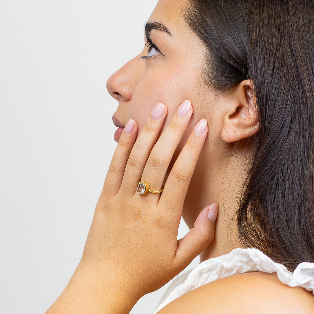 Clear Quartz Ring