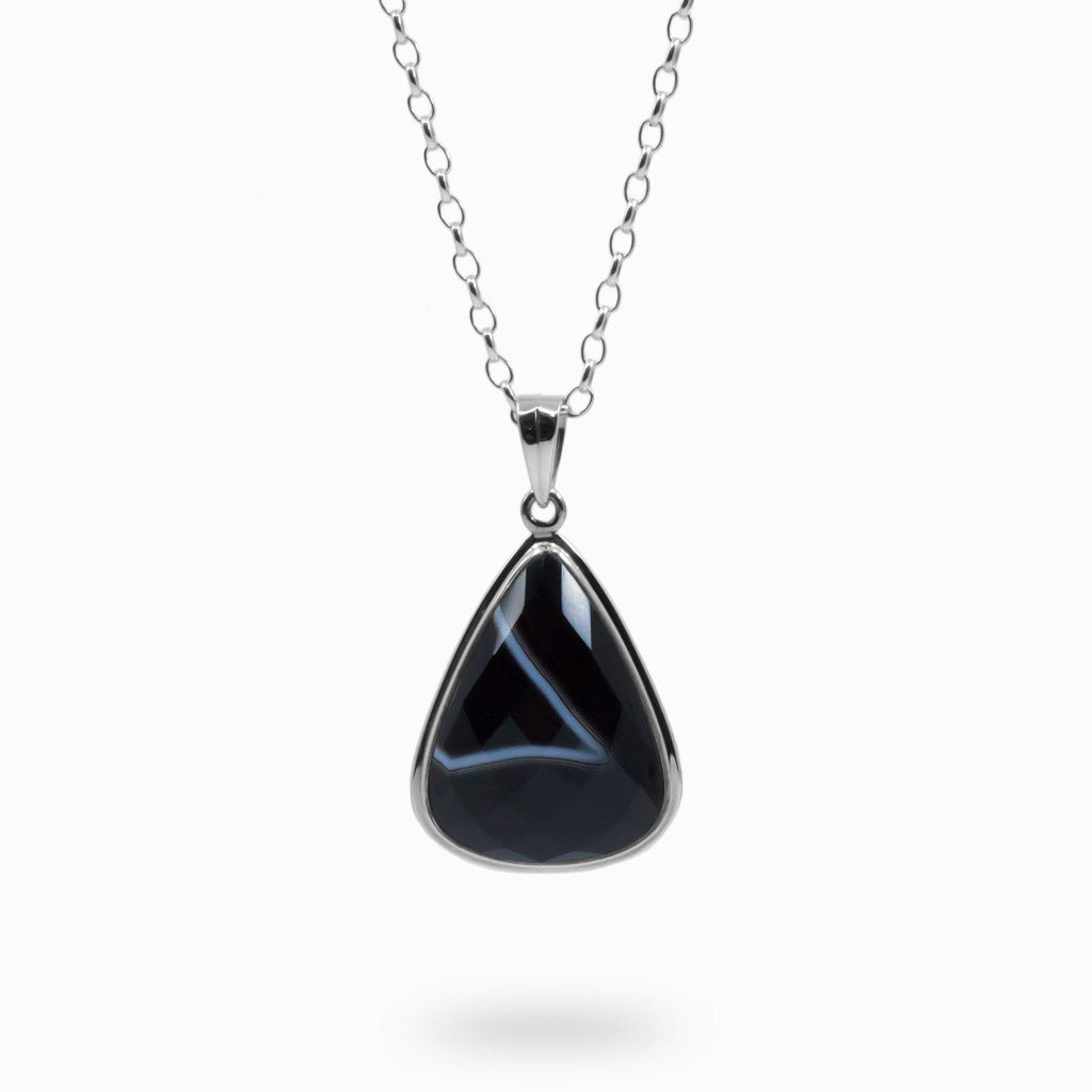 banded agate necklace
