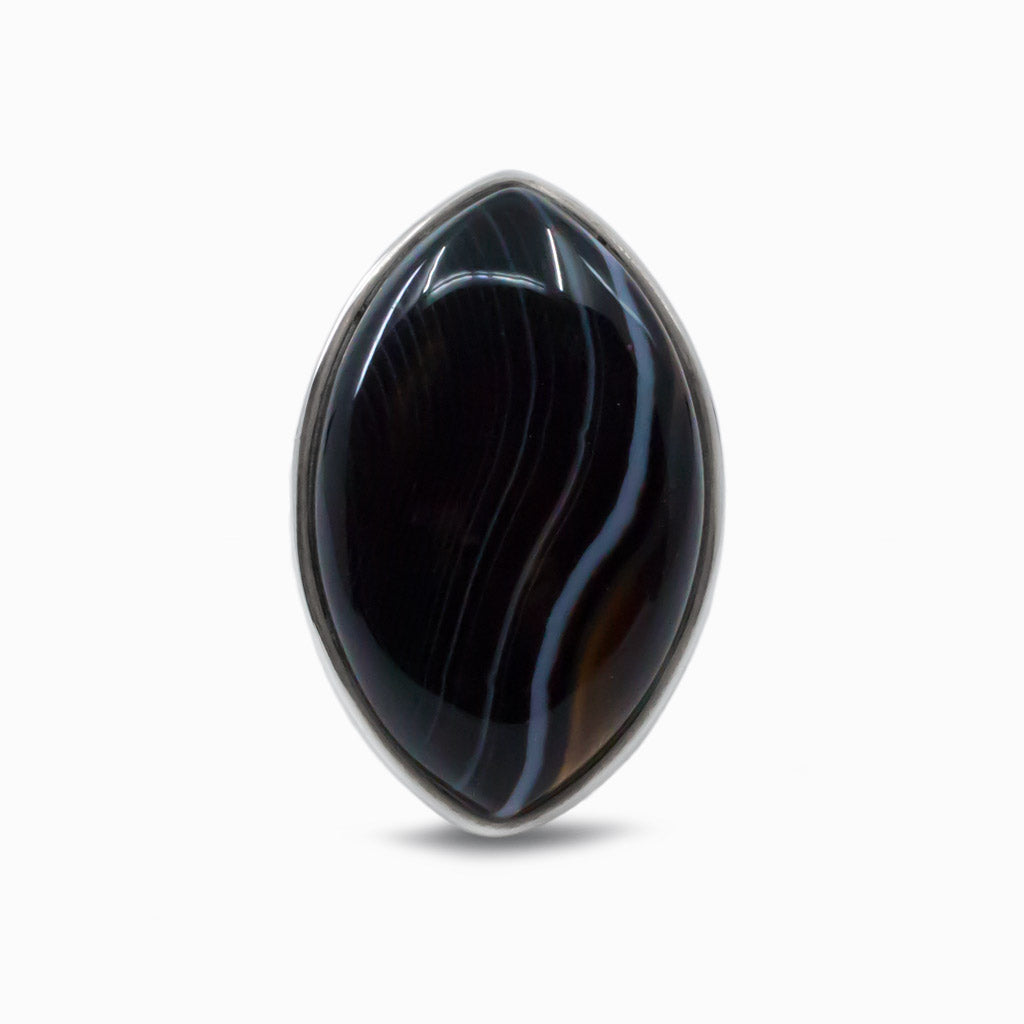 banded agate ring