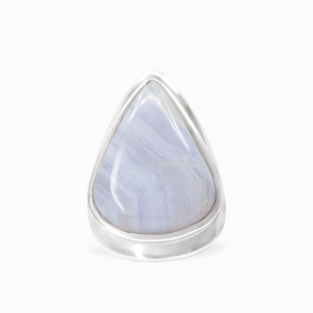 Blue Lace Agate Ring