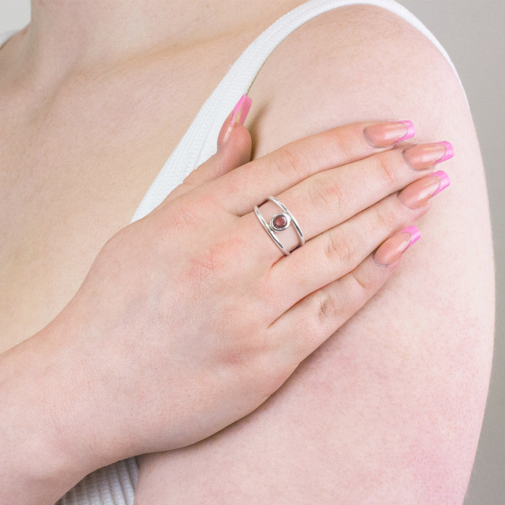 Pink Tourmaline Ring