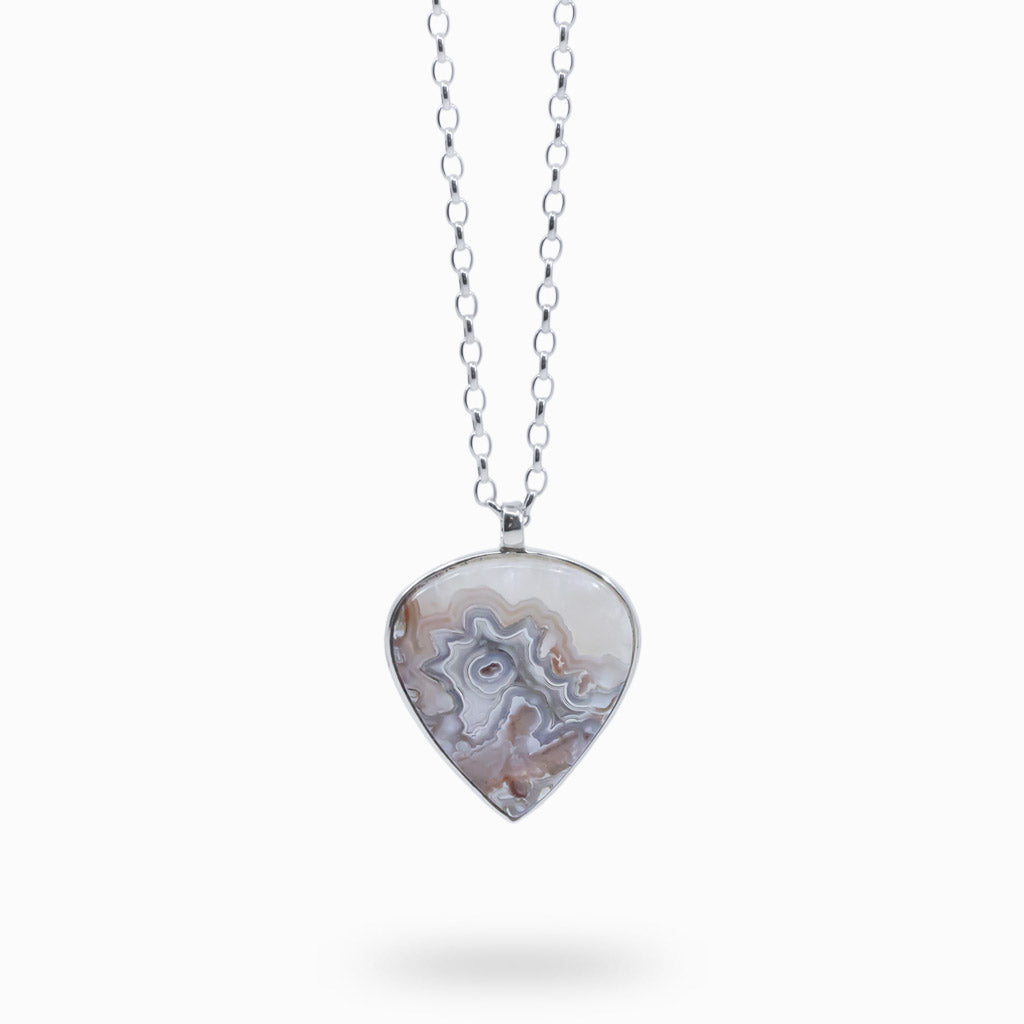 crazy lace agate necklace
