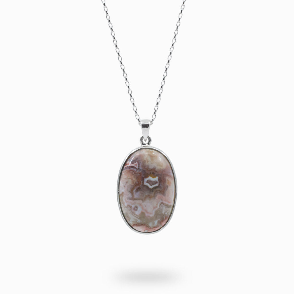 Crazy Lace Agate necklace