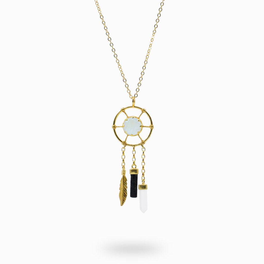 Dream catcher jewelry pendant