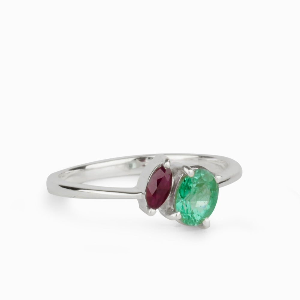 Emerald & Ruby Ring