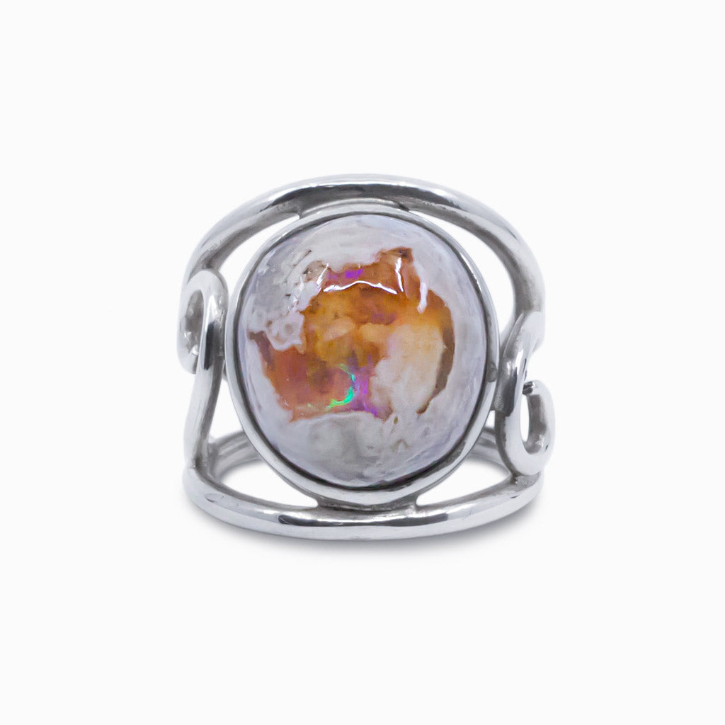 Fire Opal ring