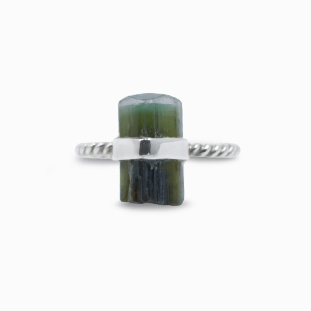 Green Tourmaline ring