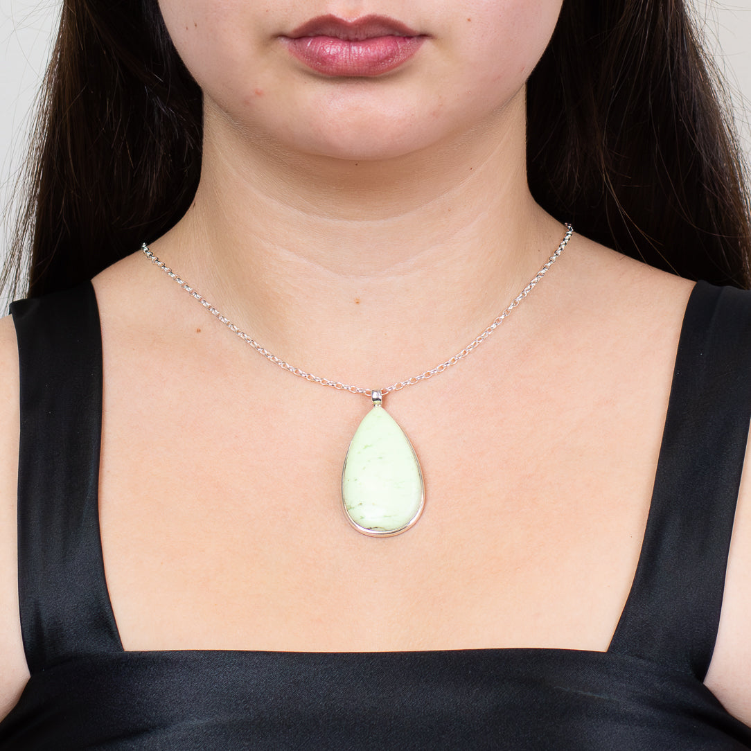 Lemon Chrysoprase Necklace