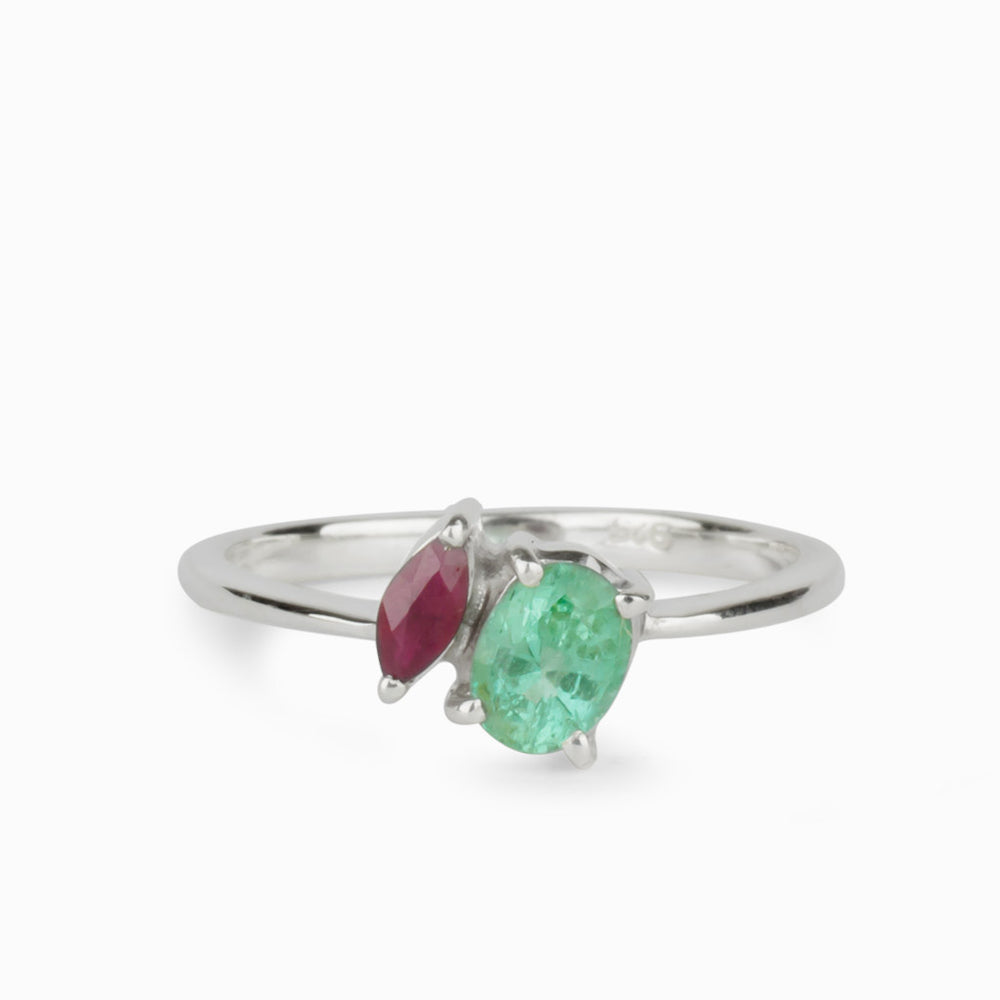 Emerald & Ruby Ring