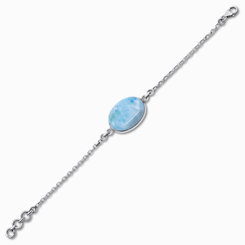 LARIMAR SINGLE STONE BRACELET