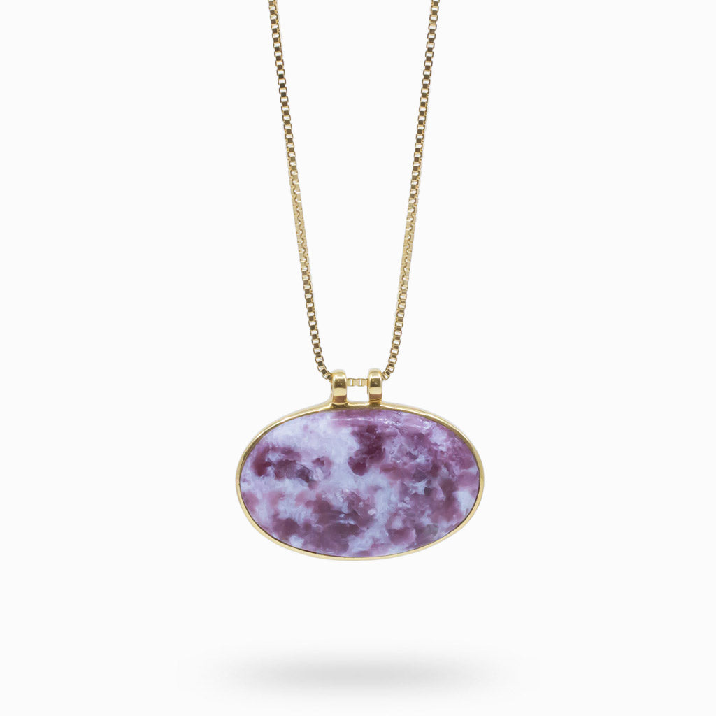 Lepidolite necklace