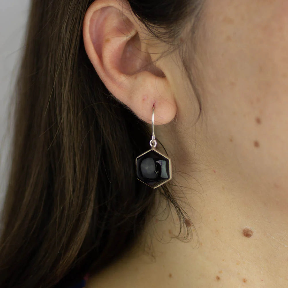 Onyx Drop Earrings