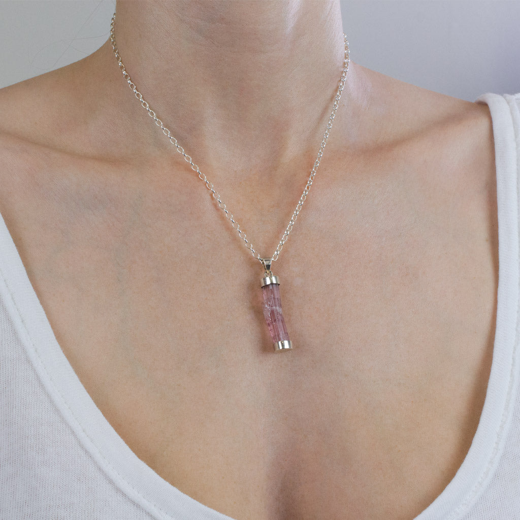 Pink Tourmaline Necklace