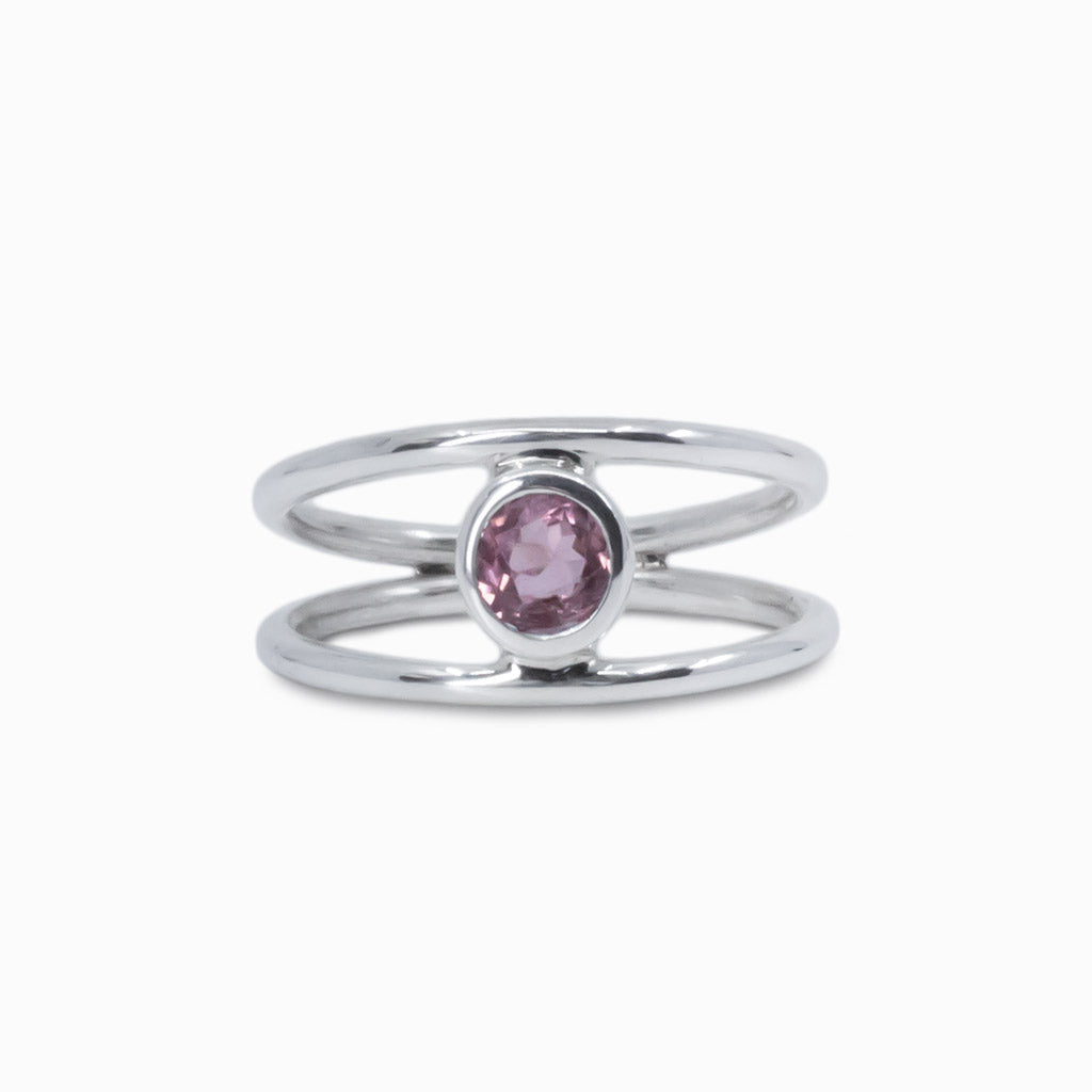 pink tourmaline ring