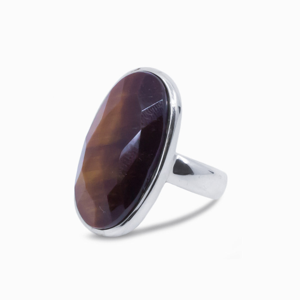 red tiger eye ring