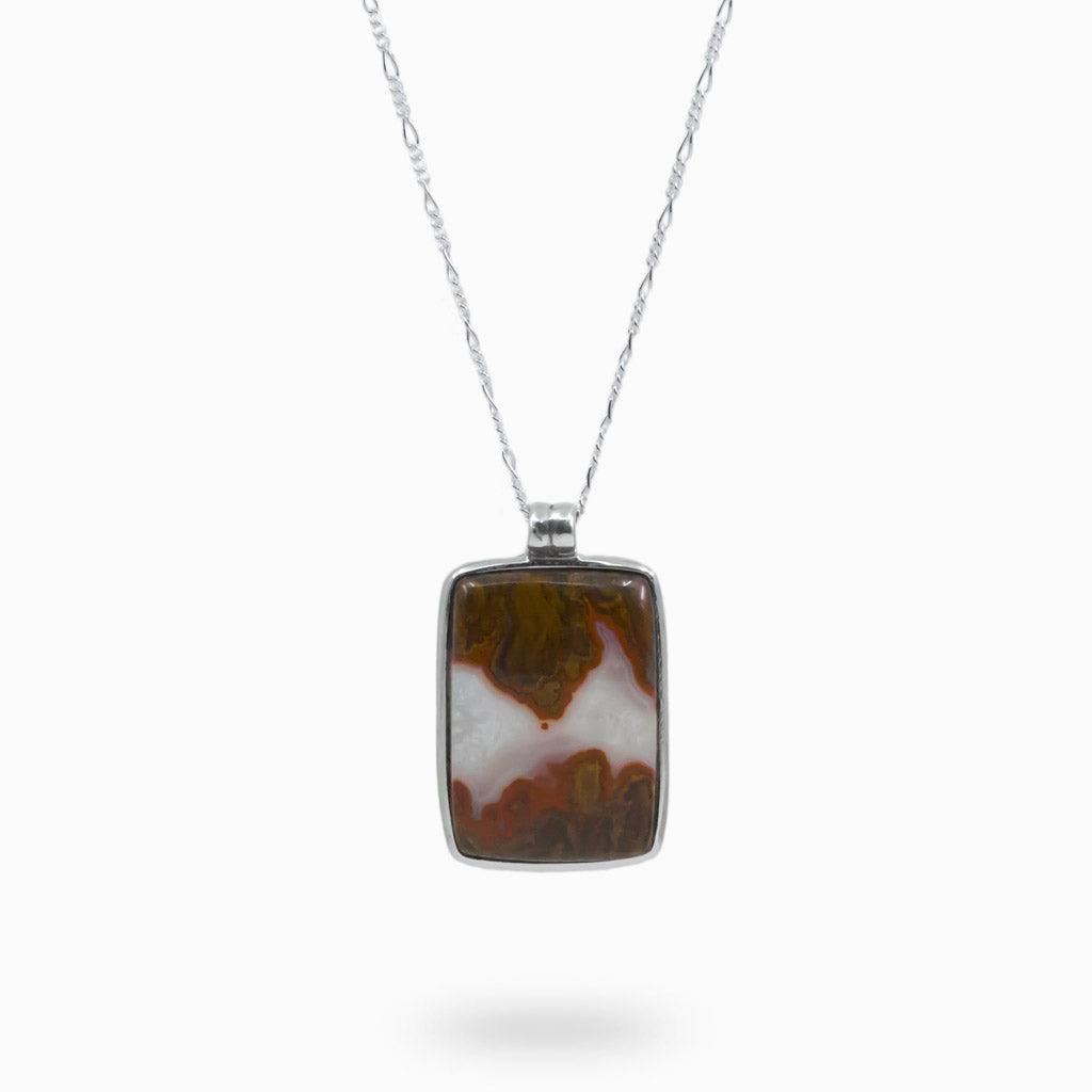Seam Agate necklace