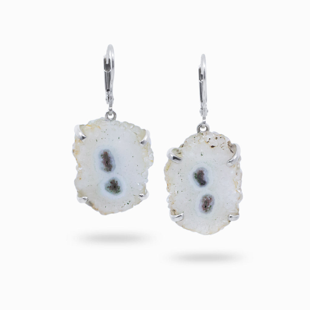 solar quartz earrings