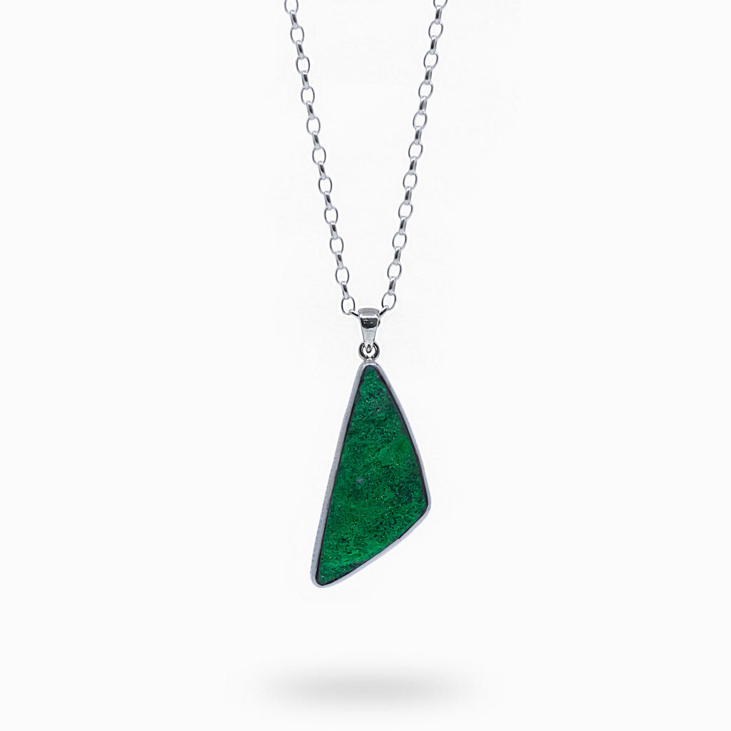 uvarovite necklace