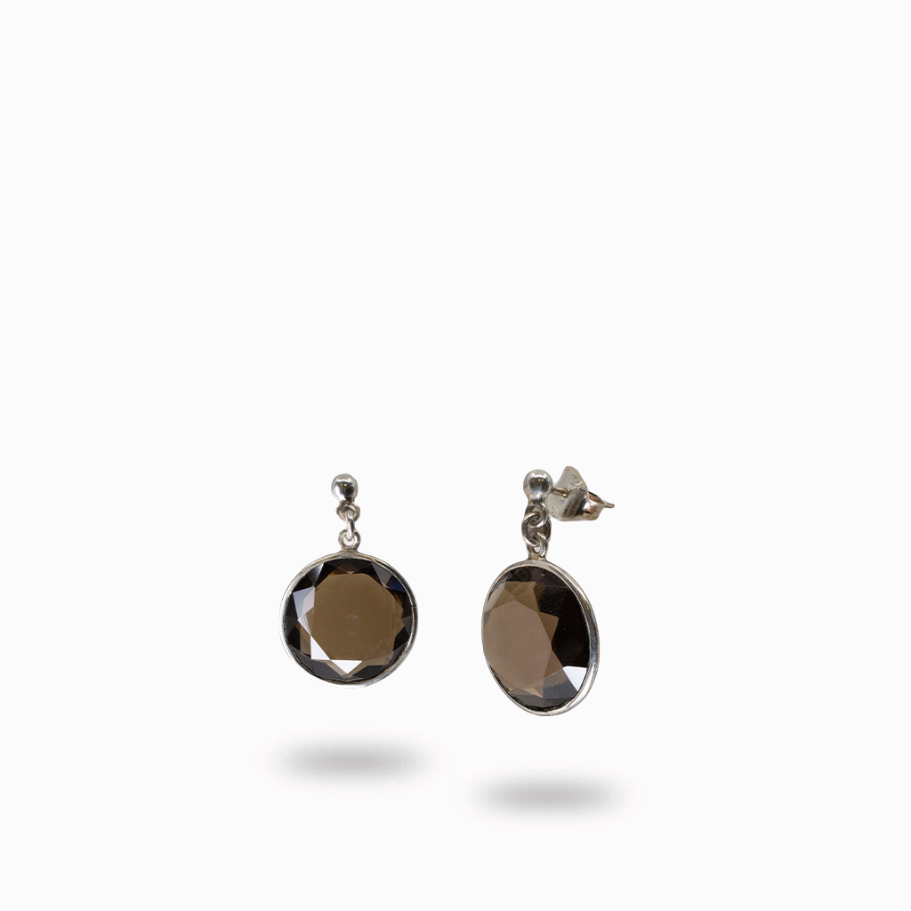 Smokey Quartz Drop Earrings