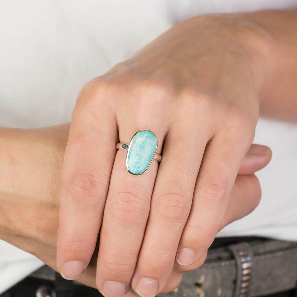 Amaroo Turquoise Ring on Model