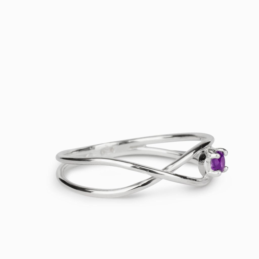 Amethyst Birthstone Ring