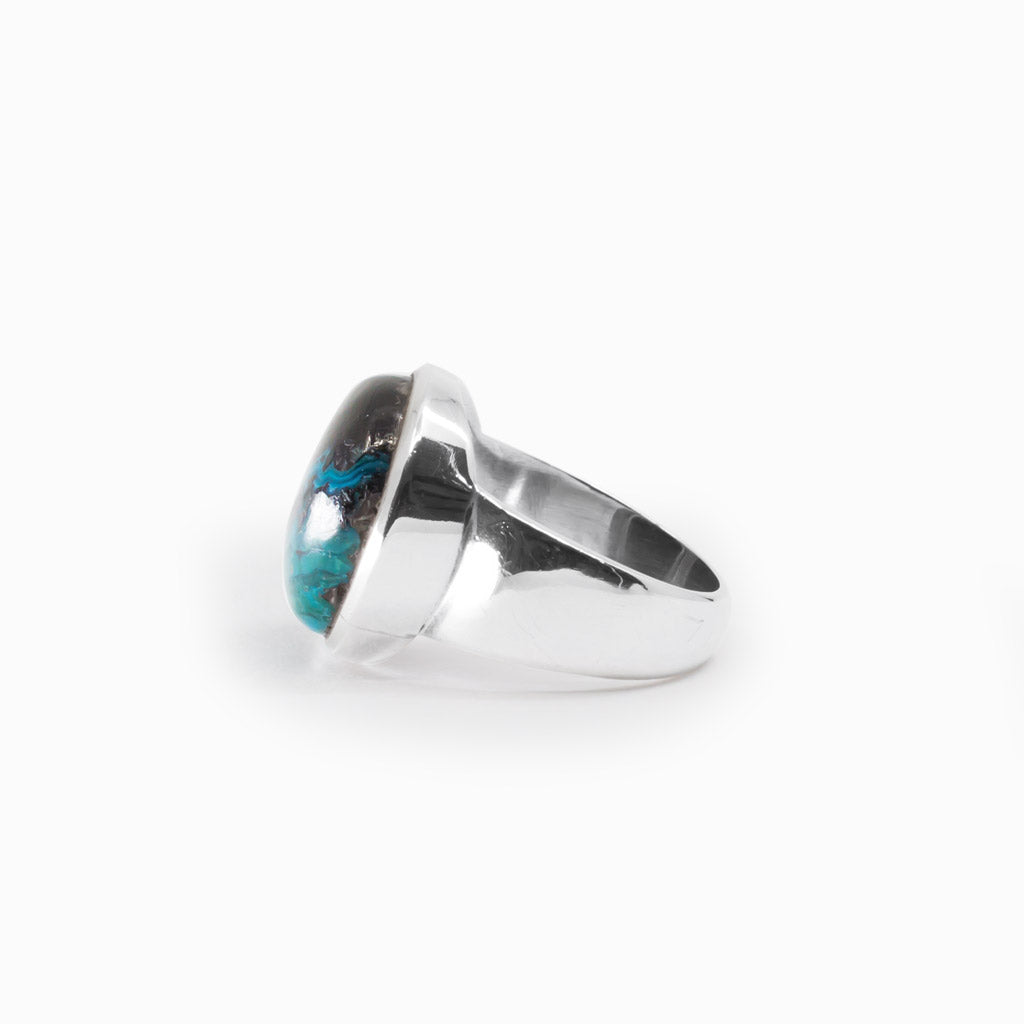 Chrysocolla Malachite Ring
