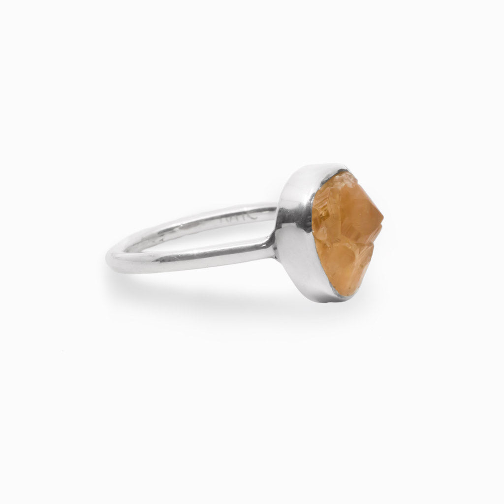 Grossular Garnet Ring