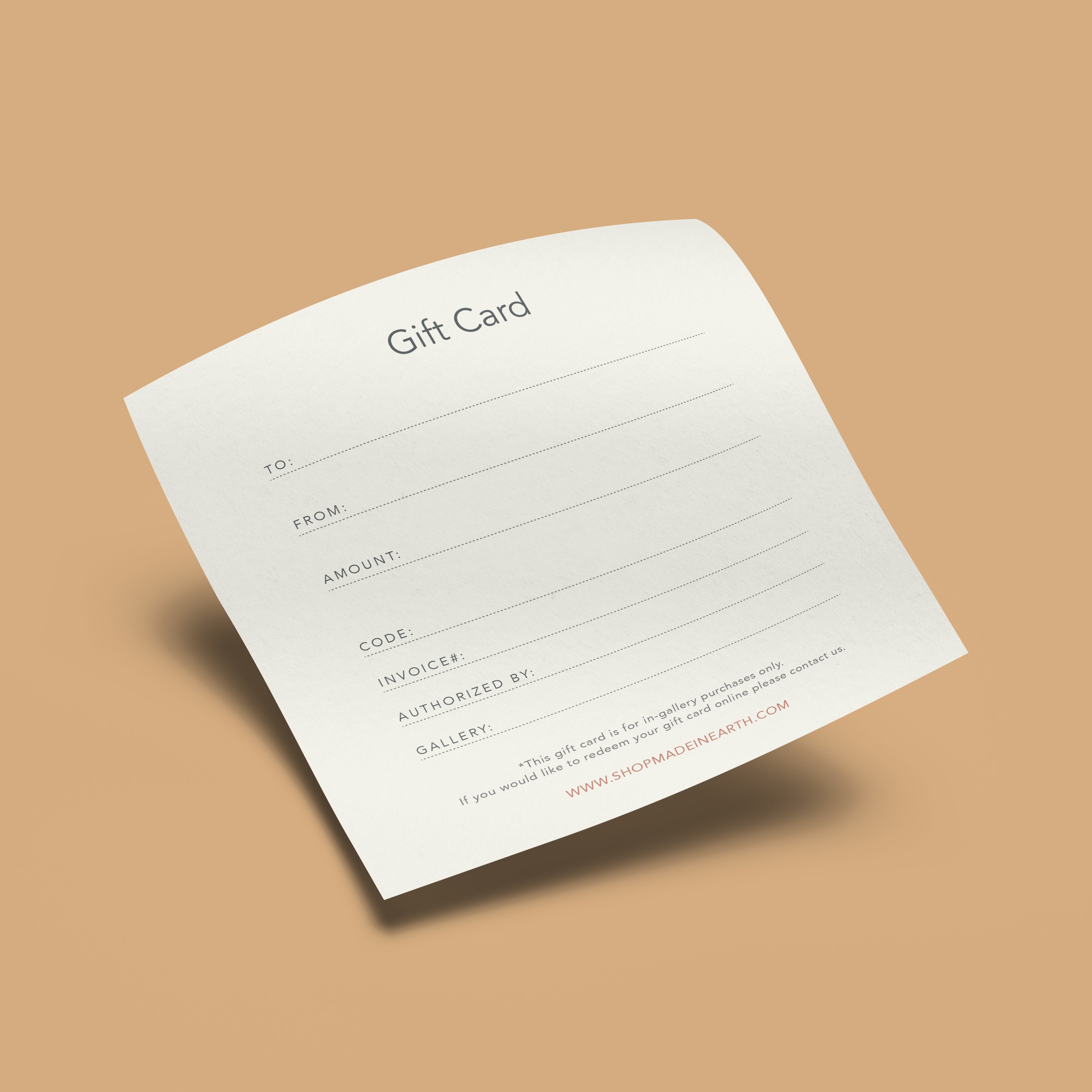 Image of Gift Card