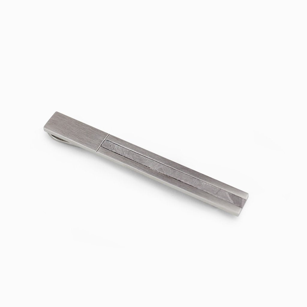 Muonionalusta Meteorite Tie-Clip Made in Earth