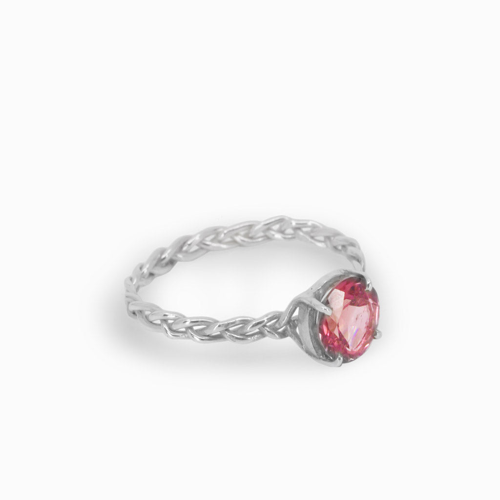 Pink Tourmaline Ring