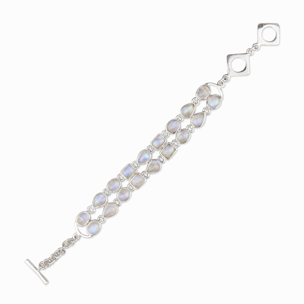 Rainbow Moonstone Bracelet