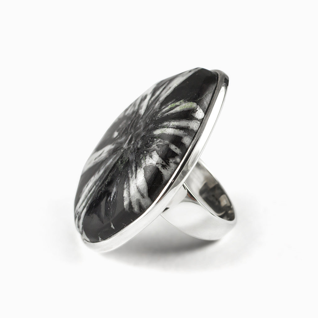 Chrysanthemum Stone Ring