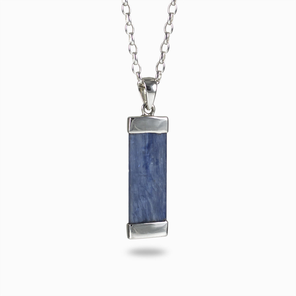 cabochon slice Kyanite Necklace