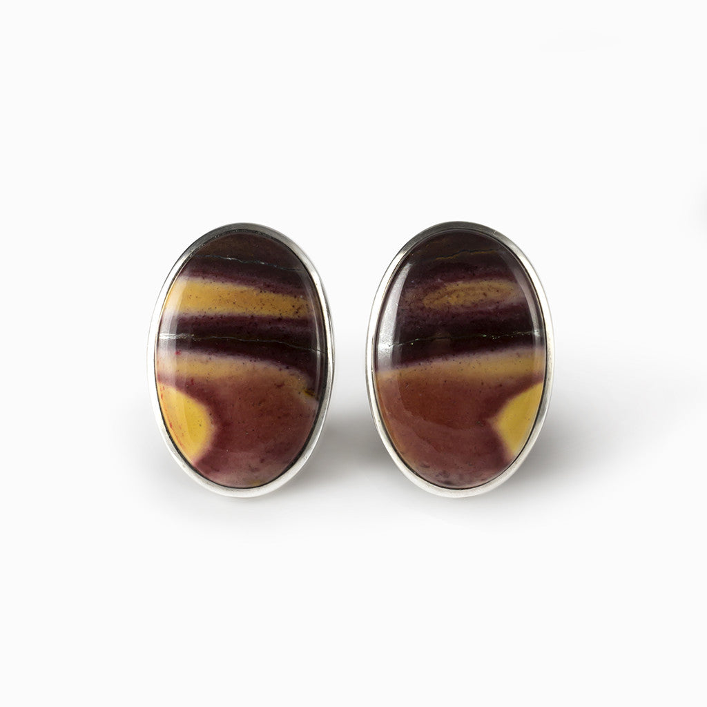 Mookaite Stud Earrings Made In Earth