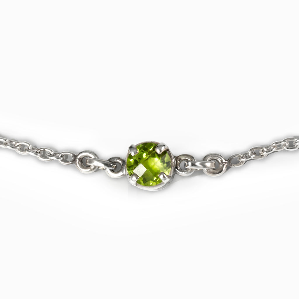 peridot bracelet
