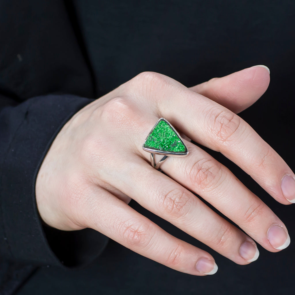 Uvarovite Ring on model