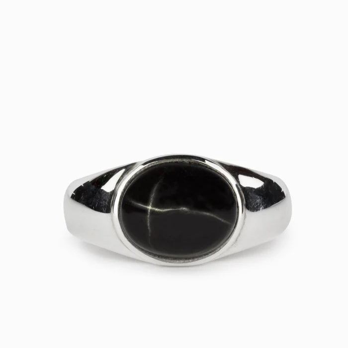 black star diopside cabochon ring sterling silver star diopside gemstone statement ring